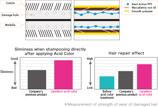 Repair of damaged hair