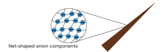 State of the hair when applying the first liquid